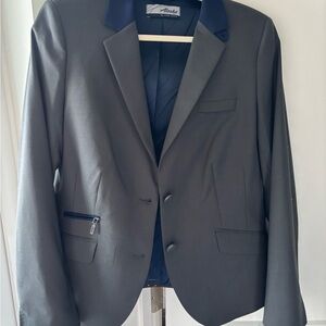 NWT Woman’s Gray and Blue Alaska Airlines Blazer